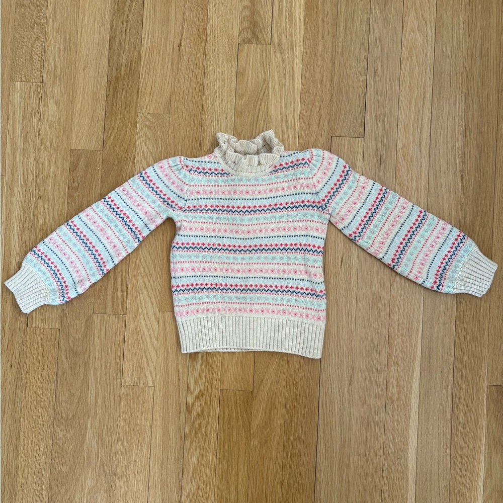 Janie and Jack The Forever Fair Isle Sweater Size 3